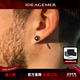 IDEAGEMER龍爪925銀耳釘男士高級感2025年新款個(gè)性復古小眾黑色耳環(huán)耳飾 龍爪黑鋯石銀耳釘【單只】
