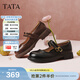 他她（TATA）女鞋2026春季新款淺口單鞋休閑鞋氣質(zhì)瑪麗珍鞋CLP01AQ6 黑色 39