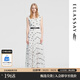 歌力思（ELLASSAY）夏季新款波點(diǎn)v領(lǐng)設計感浪漫優(yōu)雅連衣裙女EWD355Y18300 黑點(diǎn)陣圓點(diǎn) S