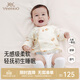 英氏（YEEHOO）【商場(chǎng)同款】童裝居家服長(cháng)袖親膚四季小寶寶護肚衫嬰兒半背衣 樂(lè )柔半背衣 59 cm （建議0-3個(gè)月）