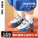 kids.ing可迪星寶寶運動(dòng)鞋春秋男童女小童幼童機能軟底幼兒園學(xué)步鞋帆布鞋 藍包子 （深藍） 23 適合腳長(cháng)13.3-13.9cm
