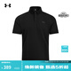 安德瑪（Under Armour）【庫里同款】UA春夏Drive Chill男子高爾夫運動(dòng)Polo衫1389596 黑色001 XL