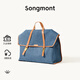 Songmont山下有松山行系列游歷公文包帆布牛仔雙肩包 大號 丹寧藍升級款