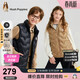 暇步士（Hush Puppies）童裝兒童羽絨馬甲男大童輕暖柔軟女童休閑坎肩 藏藍   150   