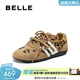 百麗（Belle）張凌赫同款方程式跑道賽車(chē)鞋德訓鞋新款女鞋休閑鞋E2L1DAM6預售 棕色豹紋【章若楠同款】 40