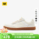 卡特（CAT）休閑鞋皮鞋男鞋新品牛皮鞋面輕便戶(hù)外鞋商場(chǎng)同款P726321 白+灰 41