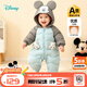 迪士尼（Disney）嬰兒寶寶85鴨絨羽絨服紅色拜年服連體衣可愛(ài)卡通外出保暖抱衣 【85鴨絨】藍灰拼色米奇 80 （建議9-15個(gè)月身高73-80cm)
