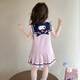 G.duck小黃鴨女童連衣裙夏季2026新款庫洛米衣服兒童夏裝女寶寶百褶裙子 紫色 90 建議80-90cm1歲半-2歲