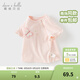 戴維貝拉（DAVE＆BELLA）夏裝新款純棉女童t恤兒童衣服小童短袖上衣洋氣女寶寶打底衫 糖果粉【現貨】 100 cm（建議身高90-100cm）