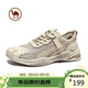 駱駝牌 男鞋透氣緩震網(wǎng)面鞋百搭休閑鞋戶(hù)外運動(dòng)鞋W112309230杏色40