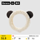 蕉內（Bananain）絨絨動(dòng)物園主題520H男女同款發(fā)帶洗臉洗漱化妝敷面膜可束發(fā)發(fā)套 發(fā)帶 大熊貓-奶杏色 1個(gè)
