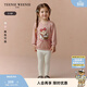 Teenie Weenie Kids小熊童裝25年女寶寶可愛(ài)風(fēng)套頭長(cháng)袖衛衣 粉色 110 cm