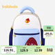 巴拉巴拉【商場(chǎng)同款】?jì)和蓍e包男童女童雙肩包卡通圖案時(shí)尚可愛(ài) 白藍色調00318 110cm