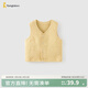童泰（TONGTAI）嬰兒馬甲秋冬季純棉保暖男女寶寶衣服加厚背心外出坎肩馬夾 黃色 100 碼(建議2-3歲身高90-103cm)