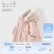 戴維貝拉女童棉服三防冬裝兒童加厚保暖外套寶寶防水棉衣
