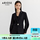 艾諾絲雅詩(shī)ARIOSEYEARS春秋新款小西裝職業(yè)裝OL風(fēng)小西服休閑外套10211313 黑色 M