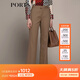 PORTS 寶姿秋冬新款女裝通勤日常小腳休閑褲長(cháng)褲LM9P087LWF102 卡布奇諾 M (6)