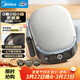 美的（Midea）電餅鐺電餅檔家用雙面加熱加深0氟鈦陶瓷雙盤(pán)可拆洗烙餅大火力煎餅鍋三明治早餐機煎烤機JKC3066Ti