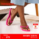 havaianas哈唯納Top炫彩夾腳人字拖女夏海邊平底拖鞋情侶款 新色5784-流粉色 37-38 巴西碼