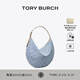Tory Burch 湯麗柏琦  T MONOGRAM 牛仔新月包女包TB 181549 藍色 400 OS