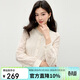 秋水伊人氣質(zhì)小香風(fēng)上衣2026年春季新款女優(yōu)雅通勤領(lǐng)口裝飾蕾絲衫