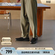 Allbirds休閑鞋Wool Cruiser Slip On春季新品羊毛懶人鞋輕便男女一腳蹬 自然黑（自然黑底） 42 /M9 男碼
