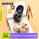 CROCS卡駱馳貝雅兒童洞洞鞋戶(hù)外包頭童鞋沙灘鞋涼鞋拖鞋/207013/207012 深藍色-410 26 (155mm)