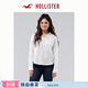HOLLISTER小海鷗圖案美式經(jīng)典款三?？酆?jiǎn)約百搭襯衫女裝340-6043 白色 L (165/96A)