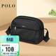 POLO單肩包女士輕量化斜挎包大容量8.3英寸iPad包休閑手機包運動(dòng)挎包