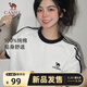 駱駝（CAMEL）迪麗熱巴同款純柔棉T神寬松男女短袖t恤 C36BAXLN090 無(wú)際白 M