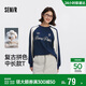 森馬（Semir）[商場(chǎng)同款]哈利波特聯(lián)名長(cháng)袖T恤女2025oversize秋裝101525101010