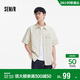 森馬（Semir）地理系列聯(lián)名款短袖襯衫男夏經(jīng)典工裝襯衣外穿上衣101325104122