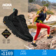 HOKA男女款春季低幫防水登山鞋ANACAPA 2 LOW GTX戶(hù)外舒適 黑色/黑色-女 38