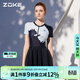 洲克（ZOKE）ZOKE泳衣女短袖連體裙擺時(shí)尚遮肚顯瘦出游溫泉度假124501530 XL