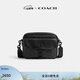 蔻馳（COACH）男士經(jīng)典標志KNOX CAMERA手袋 黑色經(jīng)典標志