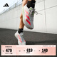 adidas二代閃充跑鞋 ADIZERO SL2超輕緩震馬拉松體測跑鞋阿迪達斯 淺灰/亮紅/亮檸檬黃   42