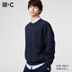 優(yōu)衣庫合作款男裝女裝寬松衛衣長(cháng)袖運動(dòng)衫休閑上衣481040 482310 482310/69藏青色 L