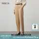PRICH簡(jiǎn)約職場(chǎng)氣質(zhì)莫代爾西裝褲春季小腳顯瘦長(cháng)褲女 35米色 M (165)