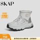 圣伽步（SKAP）短靴女士高幫厚底戶(hù)外運動(dòng)休閑靴