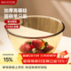 美廚（MAXCOOK）高硼硅玻璃碗 耐熱玻璃碗湯碗泡面碗 920ml琥珀色中號MCFT6654