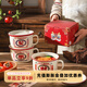 舍里中式泡面碗仿搪瓷帶蓋大容量面碗復古創(chuàng  )意一人食餐具打飯碗大號碗 喜事樂(lè )850ML
