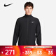 耐克（NIKE）春夏男子休閑立領(lǐng)茄克防風(fēng)外套運動(dòng)服透氣速干百搭運動(dòng)夾克 FB7500-010 L