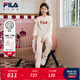 斐樂(lè )FILA【套裝】FILA兒童衛衣衛褲2026年春季新款男女童中大童新年款 麥芽糖白-IV 140