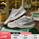 彪馬（PUMA）面包鞋|復古休閑滑板鞋男女新款冬運動(dòng)鞋 PARK397495 灰色-白-09 39