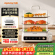 九陽(yáng)（Joyoung）電蒸鍋快速蒸汽26L三層大容量家用多功能電蒸箱多用途鍋智能預約透明視窗外置水箱不銹鋼蒸片GZ866
