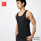 優(yōu)衣庫男裝羅紋背心26春夏新款482759 09 黑色 L