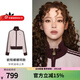 阿迪達斯（adidas）三葉草歐陽(yáng)娜娜同款 外套女裝2026春新款三條紋撞色立領(lǐng)針織外套 KV8867 淺粉色 S
