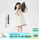 左西女童連衣裙兒童夏裝2026新中式旗袍國風(fēng)夏季公主裙子潮 白色 110