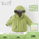 戴維貝拉（DAVE＆BELLA）女童羽絨服男童90絨保暖羽絨衣兒童冬裝幼兒新年寶寶冬季外出服 牛油果綠DB16448-A 120 cm（建議身高110-120cm）