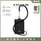 蔻馳（COACH）輕奢女士Lanyard卡包卡套掛脖證件套 57311 黑色 IMBLK